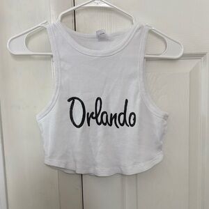 White Orlando Crop Top